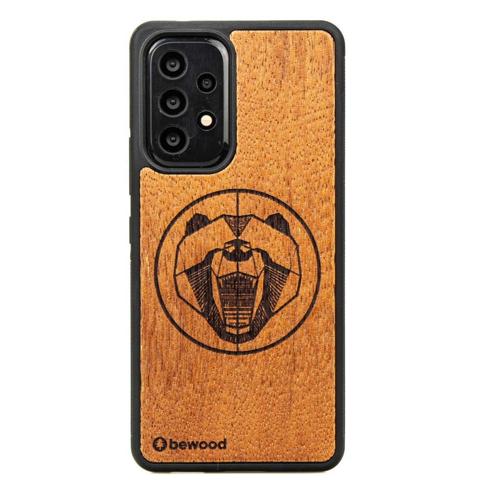 Samsung Galaxy A13 4G Bear Merbau Wood Case