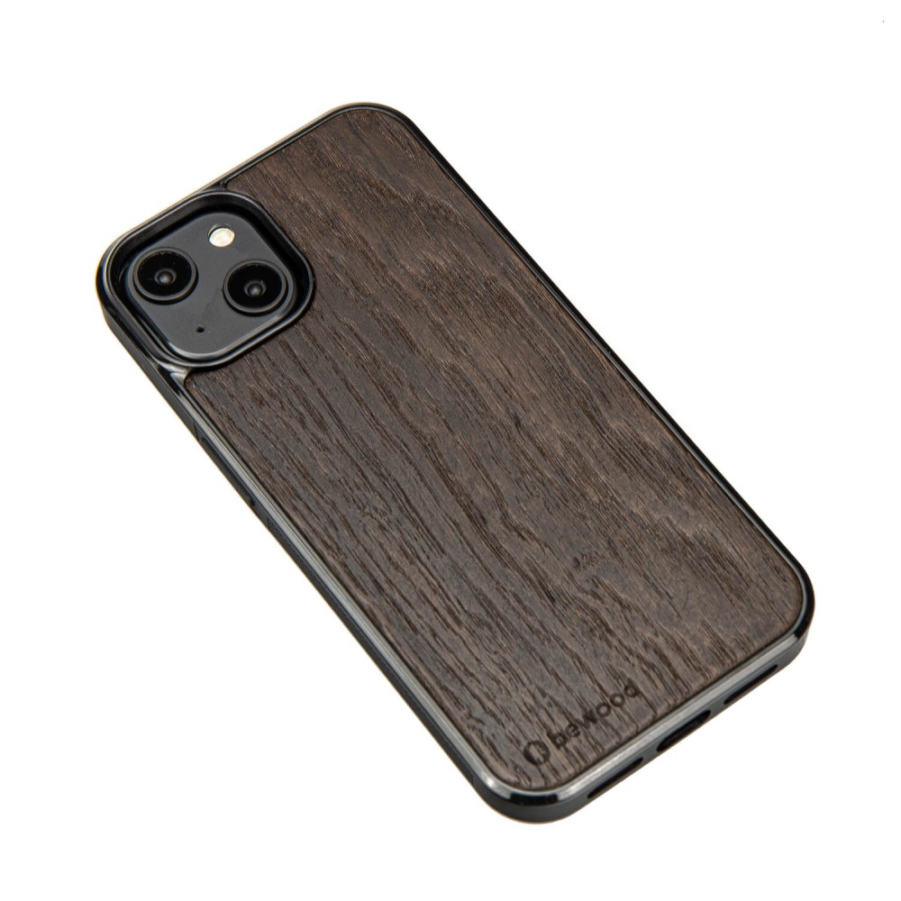 Drewniane Etui Bewood na iPhone 14 DĄB WĘDZONY