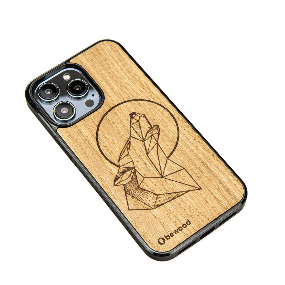Apple iPhone 14 Pro Max Wolf Oak Bewood Wood Case