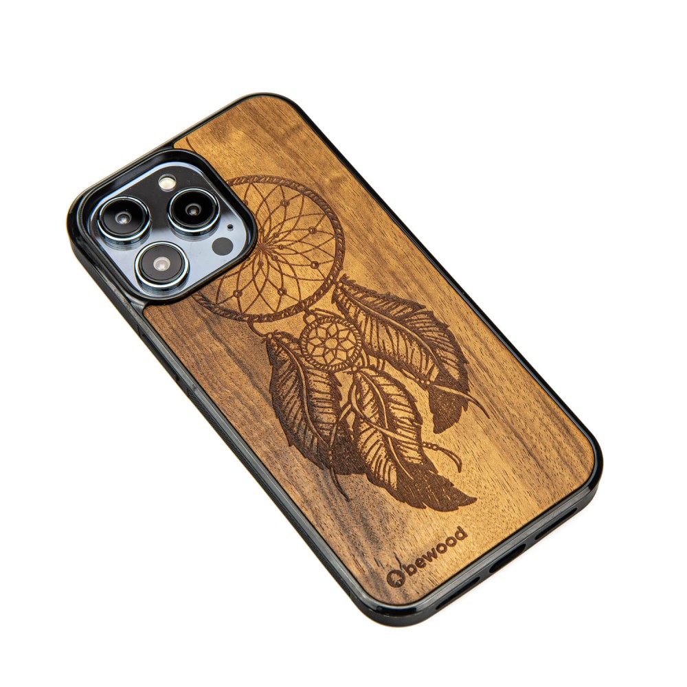 Apple iPhone 14 Pro Max Dreamcatcher Imbuia Bewood Wood Case