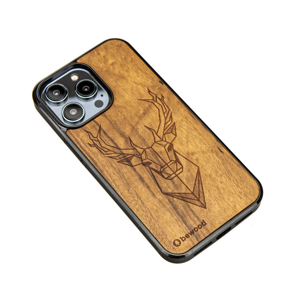 Drewniane Etui Bewood na iPhone 14 Pro Max JELEŃ IMBUIA