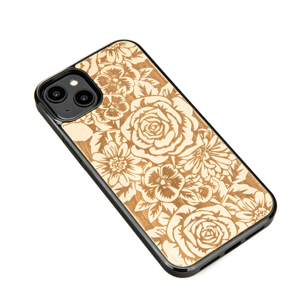 Apple iPhone 14 Plus Roses Anigre Bewood Wood Case