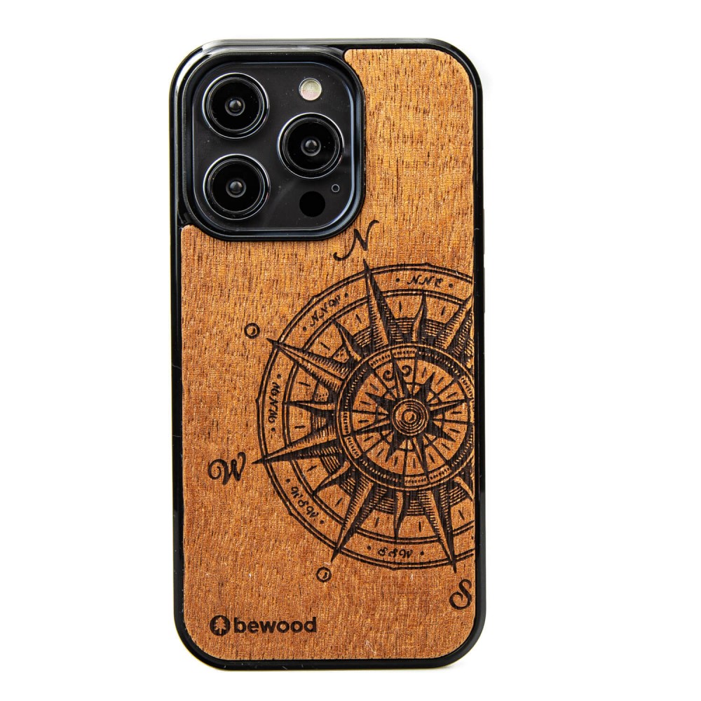 Drewniane Etui Bewood na iPhone 14 Pro TRAVELER MERBAU