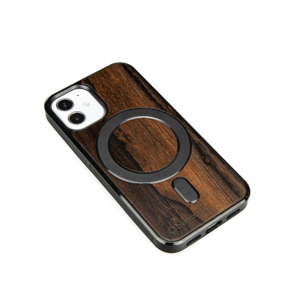 Drewniane Etui Bewood na iPhone 12 Mini Ziricote MagSafe