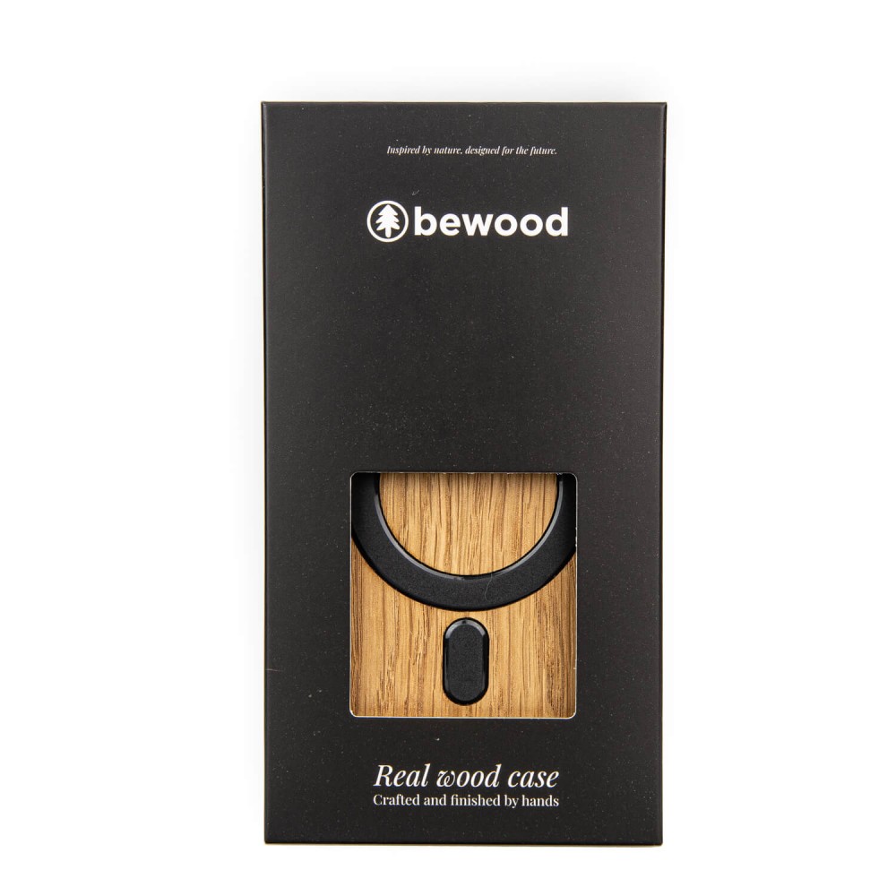 Drewniane Etui Bewood na iPhone 12 Mini Dąb MagSafe