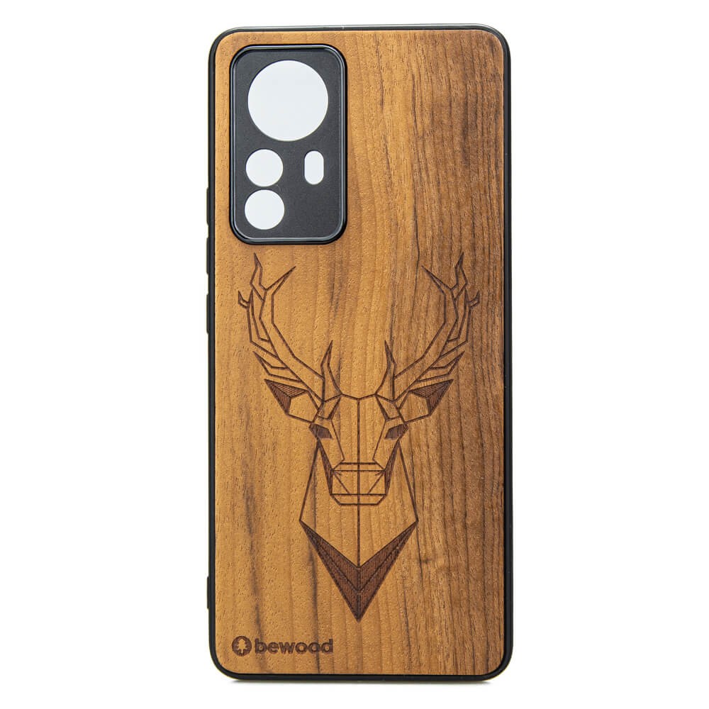 Xiaomi 12 Lite Deer Imbuia Bewood Wood Case