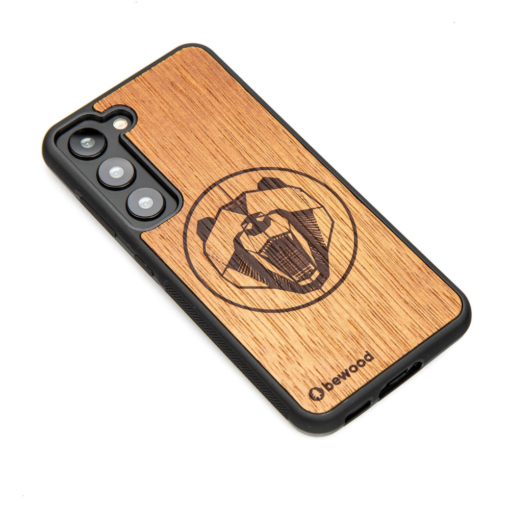 Samsung Galaxy S23 Bear Merbau Bewood Wood Case