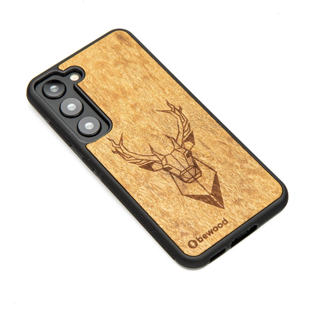 Samsung Galaxy S23 Deer Imbuia Bewood Wood Case