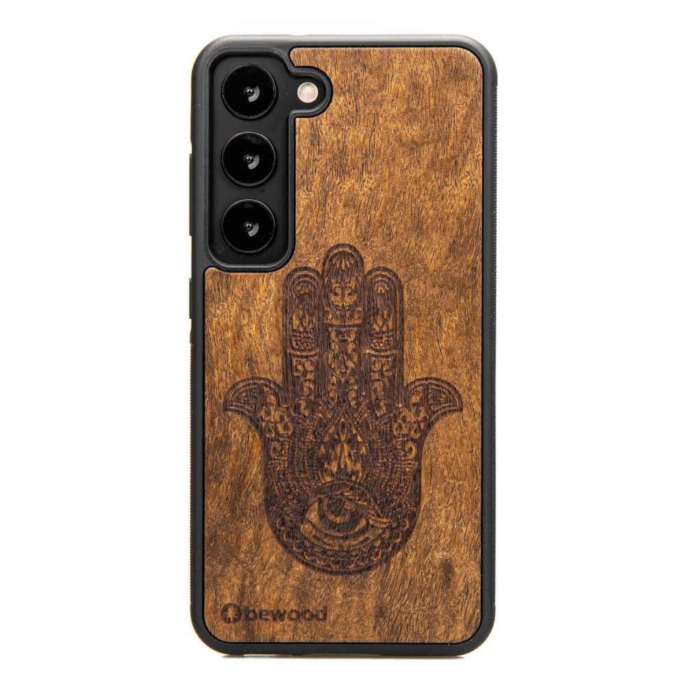 Samsung Galaxy S23 Hamsa Imbuia Bewood Wood Case