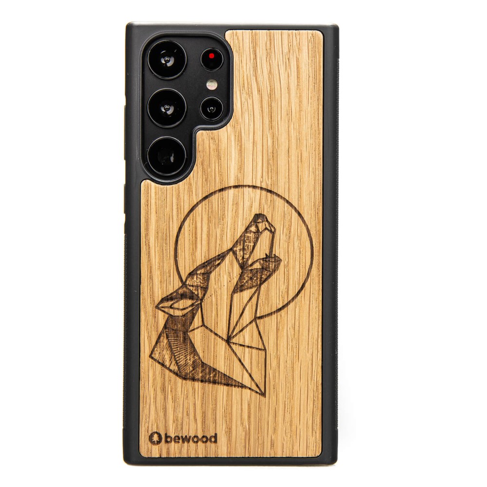 Samsung Galaxy S23 Ultra Wolf Oak Bewood Wood Case