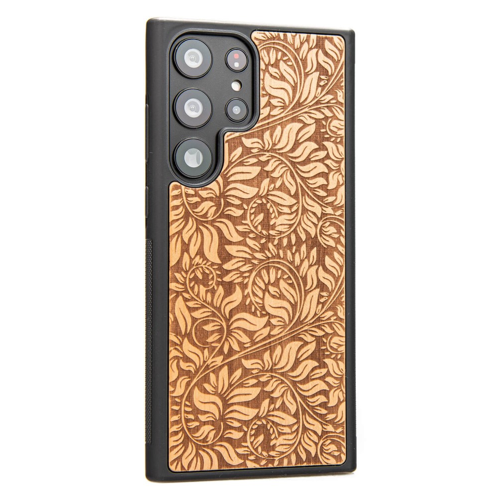 Samsung Galaxy S23 Ultra Leafs Apple Tree Bewood Wood Case