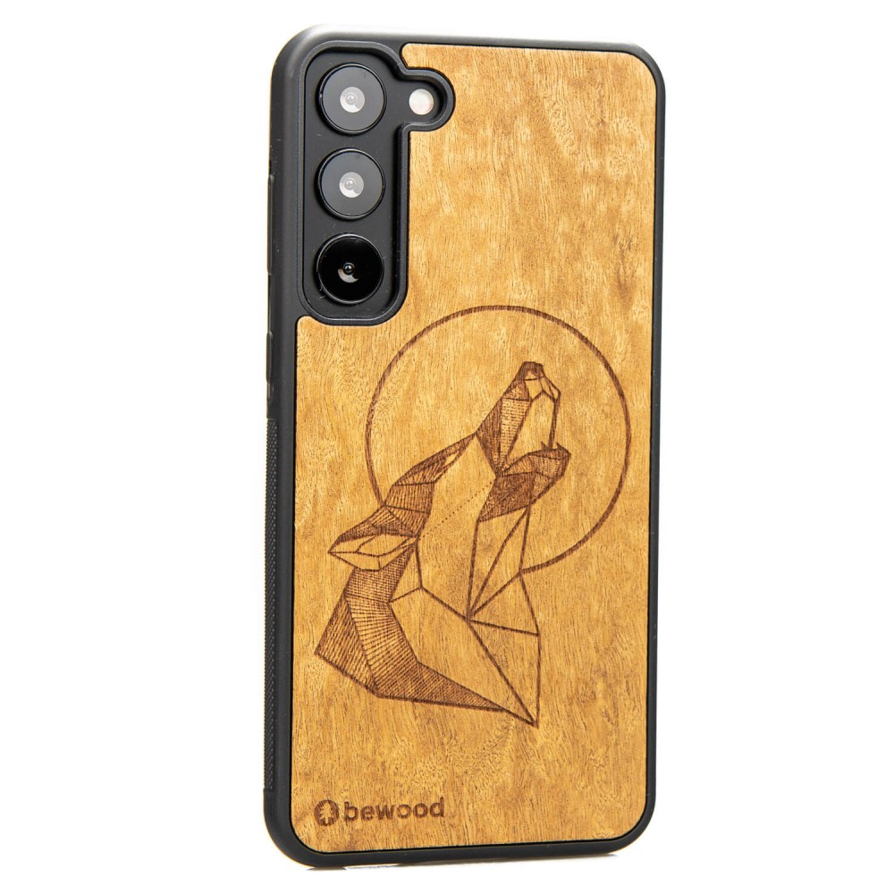 Samsung Galaxy S23 Plus Wolf Imbuia Bewood Wood Case