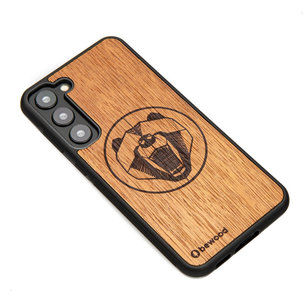 Samsung Galaxy S23 Plus Bear Merbau Bewood Wood Case