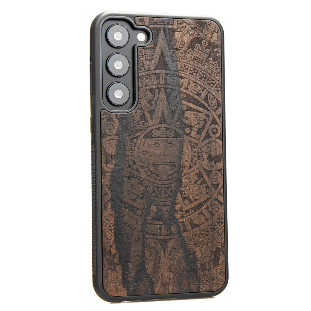 Drewniane Etui Bewood na Samsung Galaxy S23 Plus KALENDARZ AZTECKI ZIRICOTTE