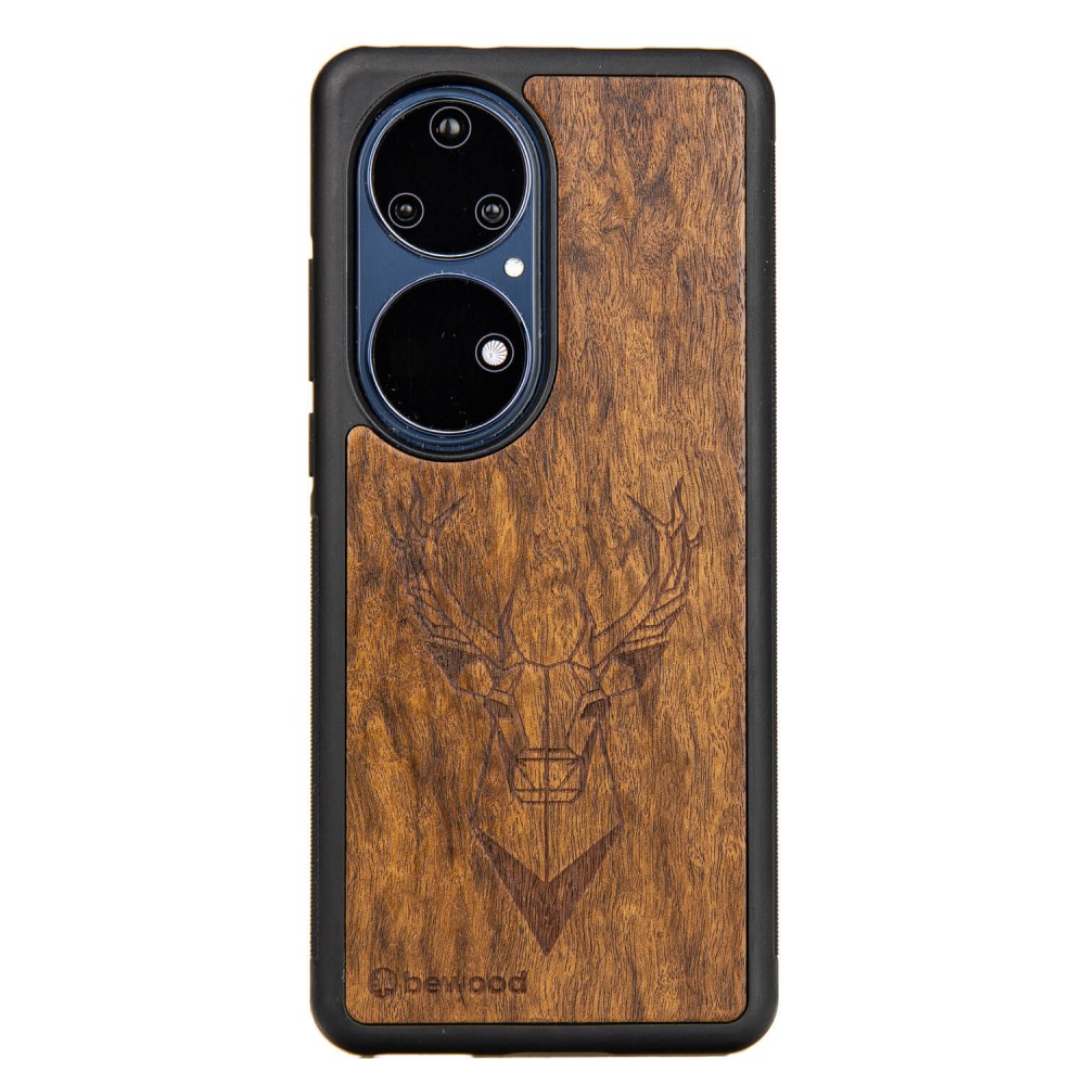 Huawei P50 Pro Deer Imbuia Bewood Wood Case