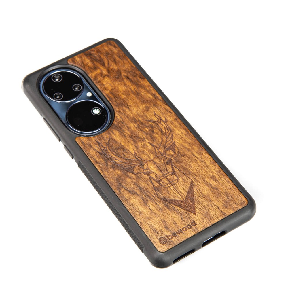 Huawei P50 Pro Deer Imbuia Bewood Wood Case