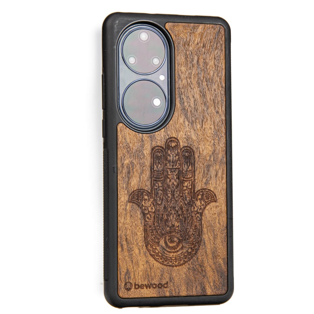 Huawei P50 Pro Hamsa Imbuia Bewood Wood Case