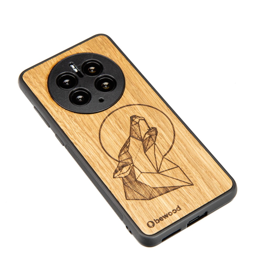 Huawei Mate 50 Pro Wolf Oak Bewood Wood Case