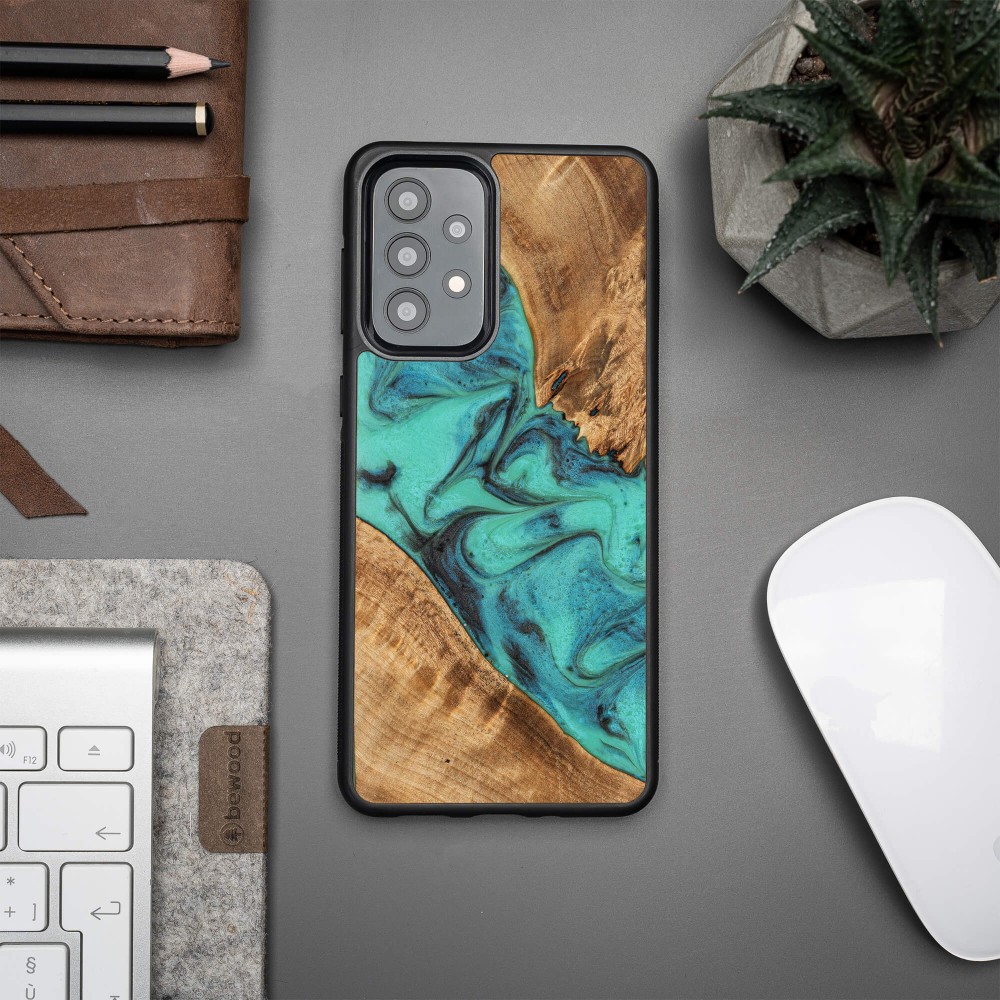 Bewood Resin Case - Samsung Galaxy A33 - Turquoise