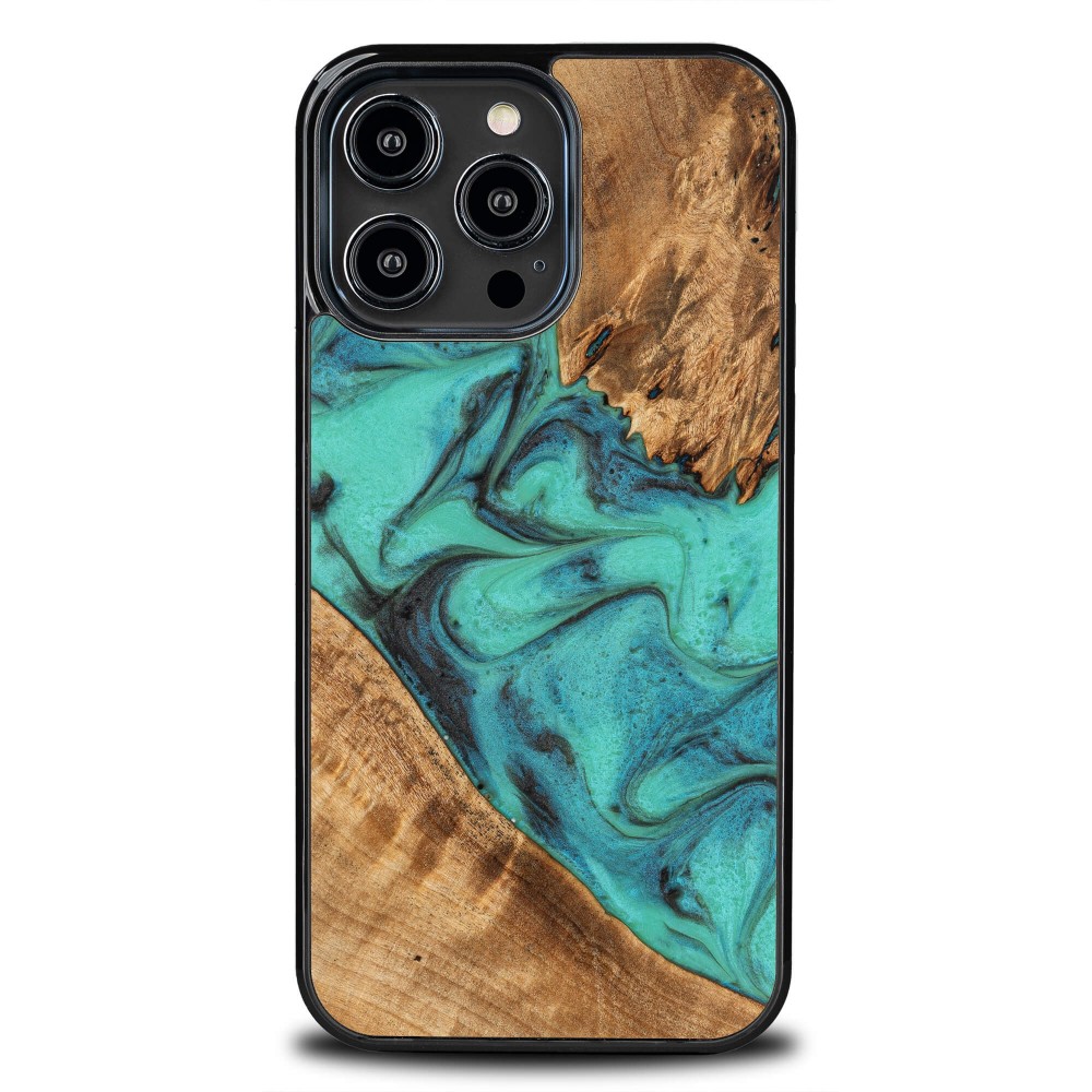 Etui Bewood Unique na iPhone 14 Pro Max - Turquoise