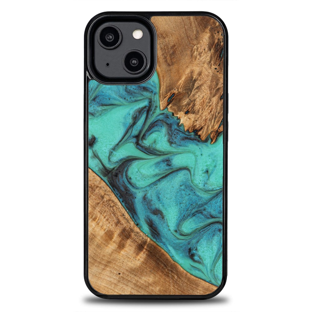 Bewood Resin Case - iPhone 14 - Turquoise