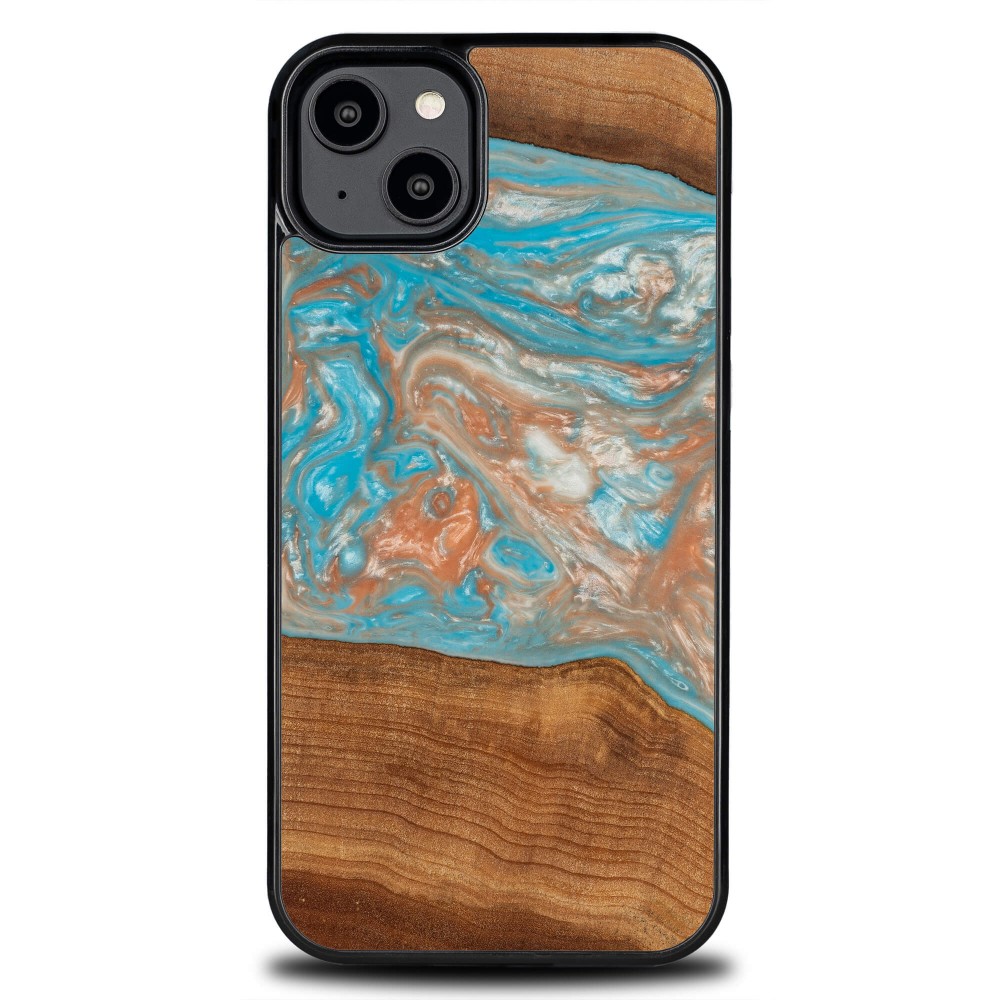 Bewood Resin Case - iPhone 14 Plus - Planets - Saturn