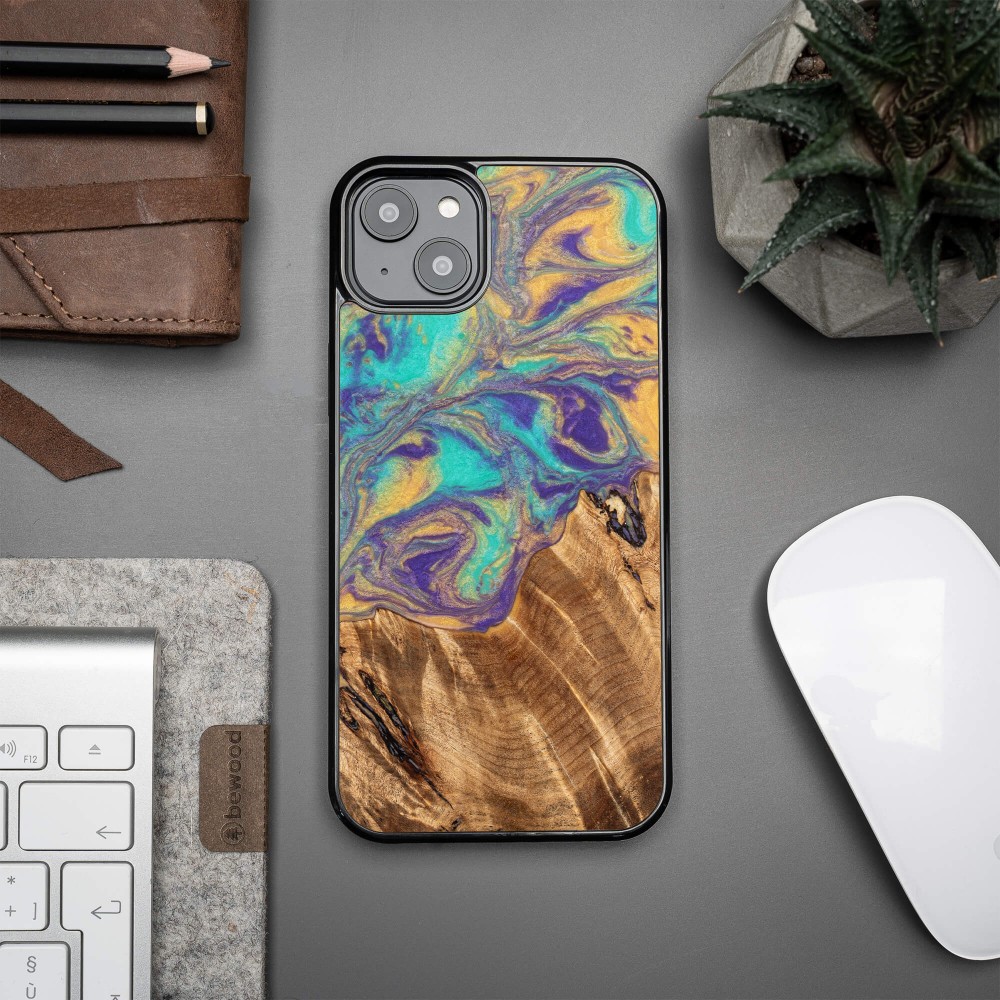 Bewood Resin Case - iPhone 14 Plus - Planets - Mercury