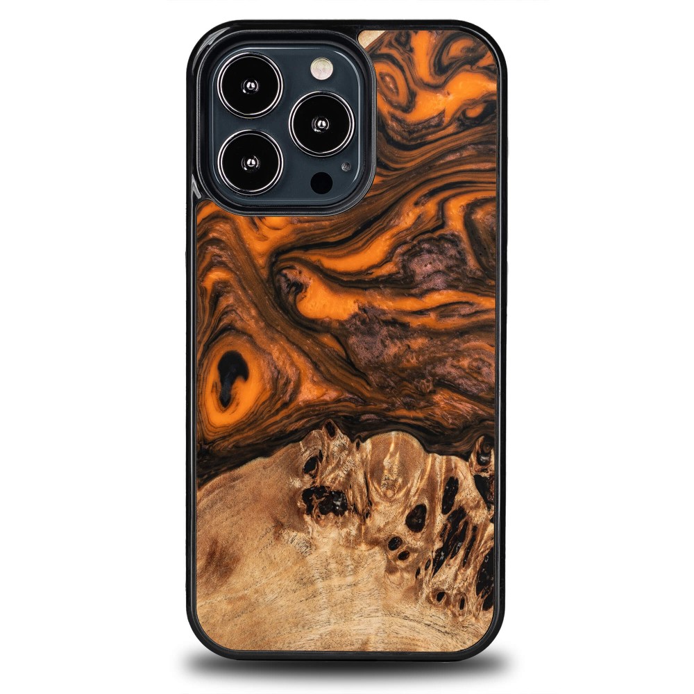 Etui Bewood Unique na iPhone 13 Pro - Orange