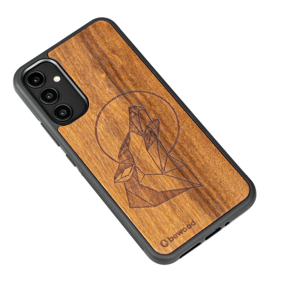 Samsung Galaxy A54 5G Wolf Imbuia Bewood Wood Case