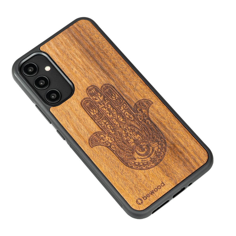 Drewniane Etui Bewood na Samsung Galaxy A54 5G HAMSA IMBUIA