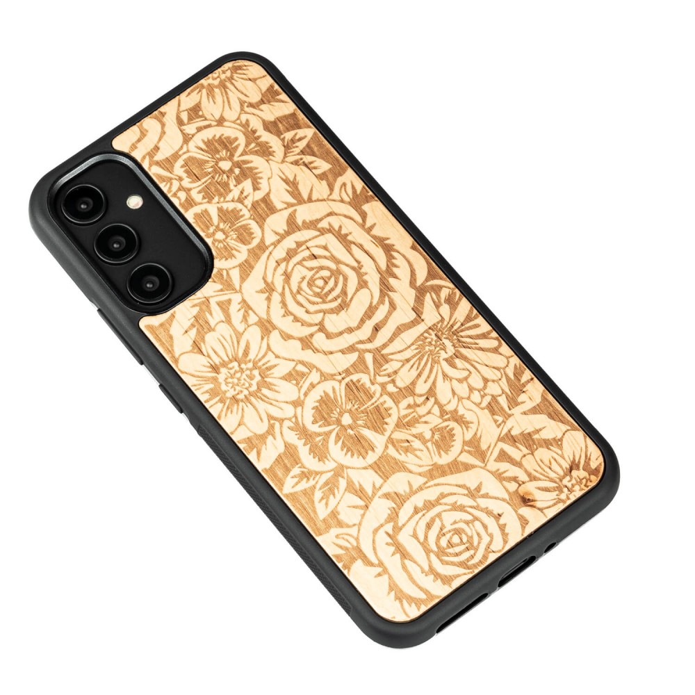 Samsung Galaxy A34 5G Roses Anigre Bewood Wood Case