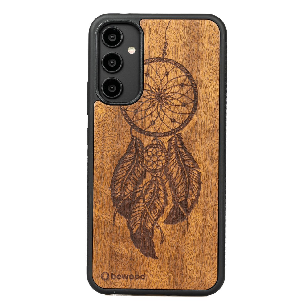 Drewniane Etui Bewood na Samsung Galaxy A34 5G ŁAPACZ SNÓW IMBUIA