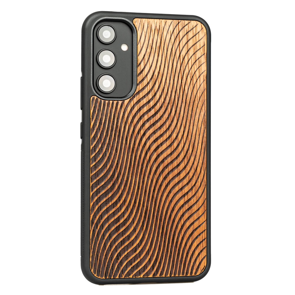 Samsung Galaxy A34 5G Waves Merbau Bewood Wood Case