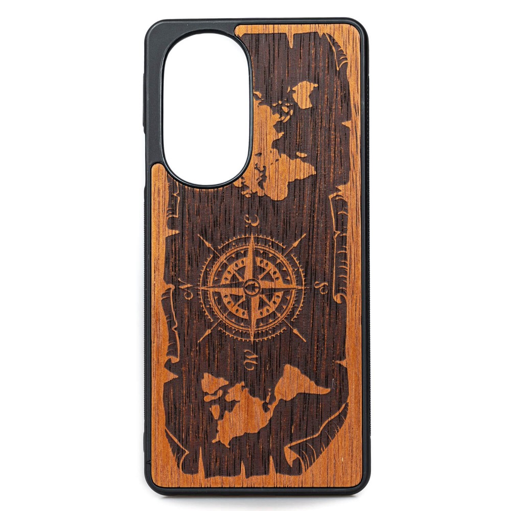 Motorola Edge 30 Pro Compass Merbau Bewood Wood Case