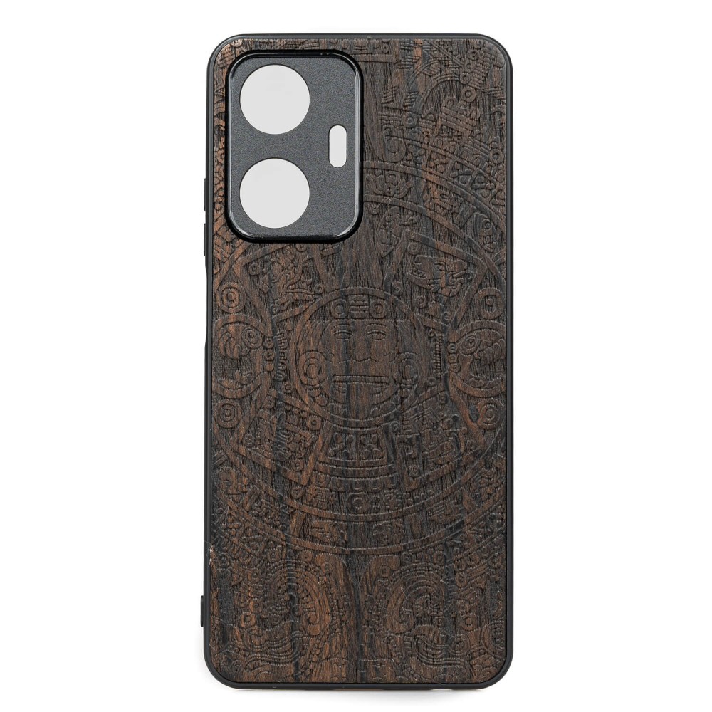 Realme C55 Aztec Calendar Ziricote Bewood Wood Case