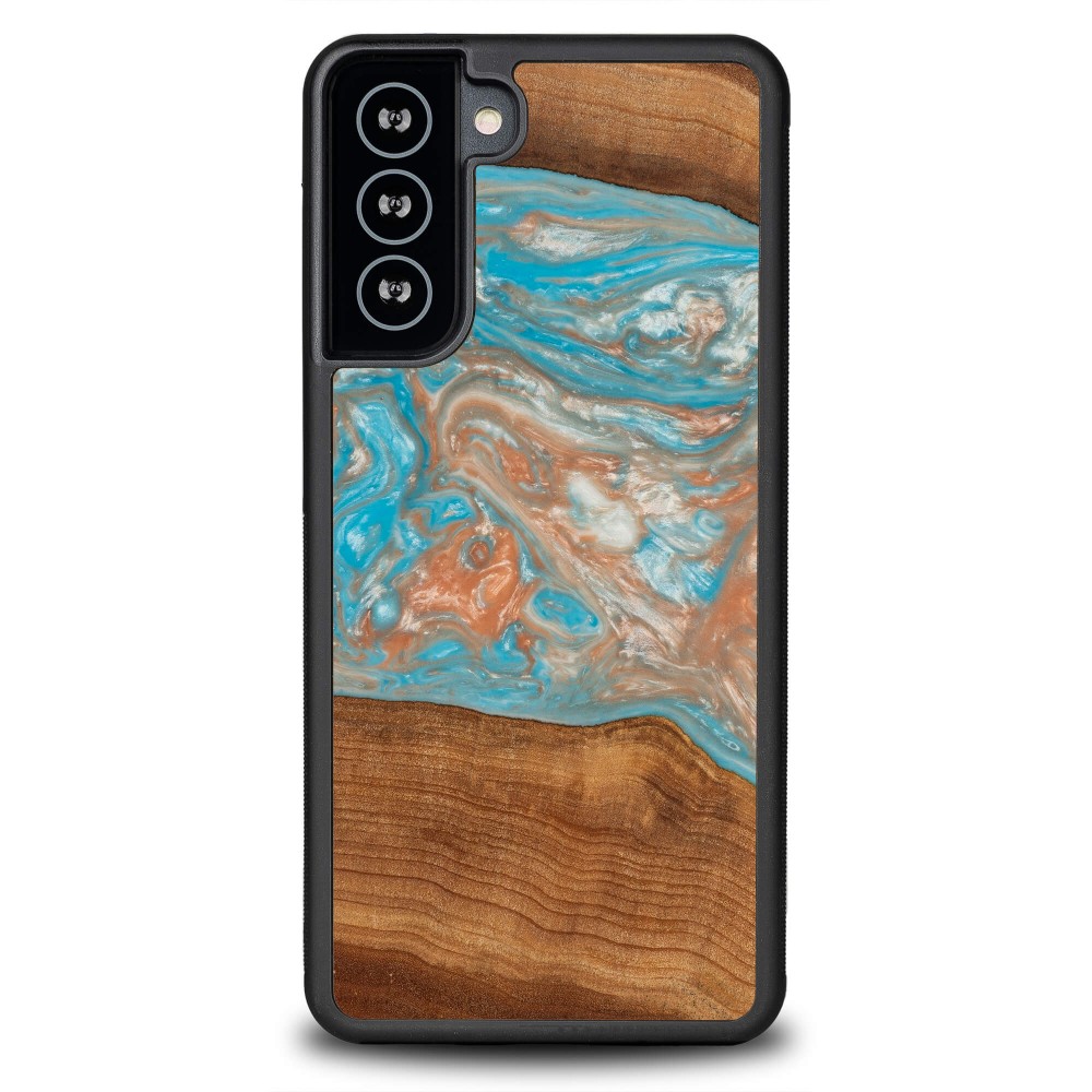 Etui Bewood Unique na Samsung Galaxy S21 Plus - Planets - Saturn