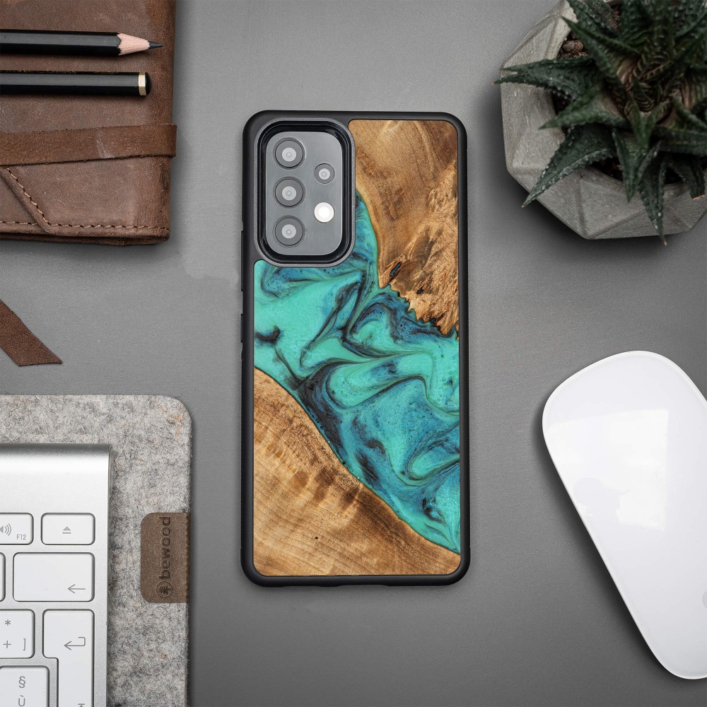 Etui Bewood Unique na Samsung Galaxy A73 5G - Turquoise (3)