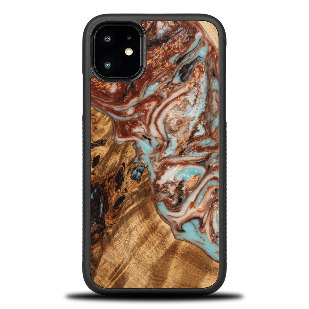 Etui Bewood Unique na iPhone 11 - Planets - Jowisz