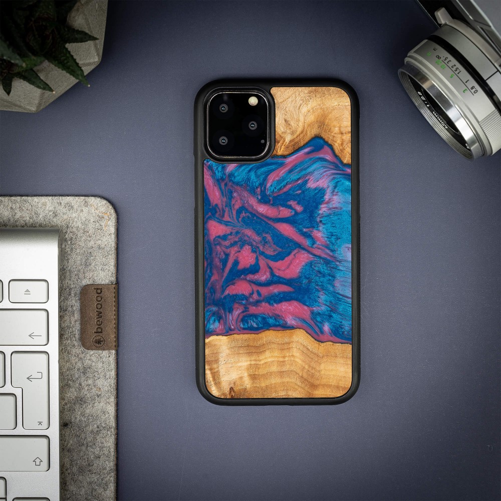 Bewood Resin Case - iPhone 11 Pro - Neons - Vegas