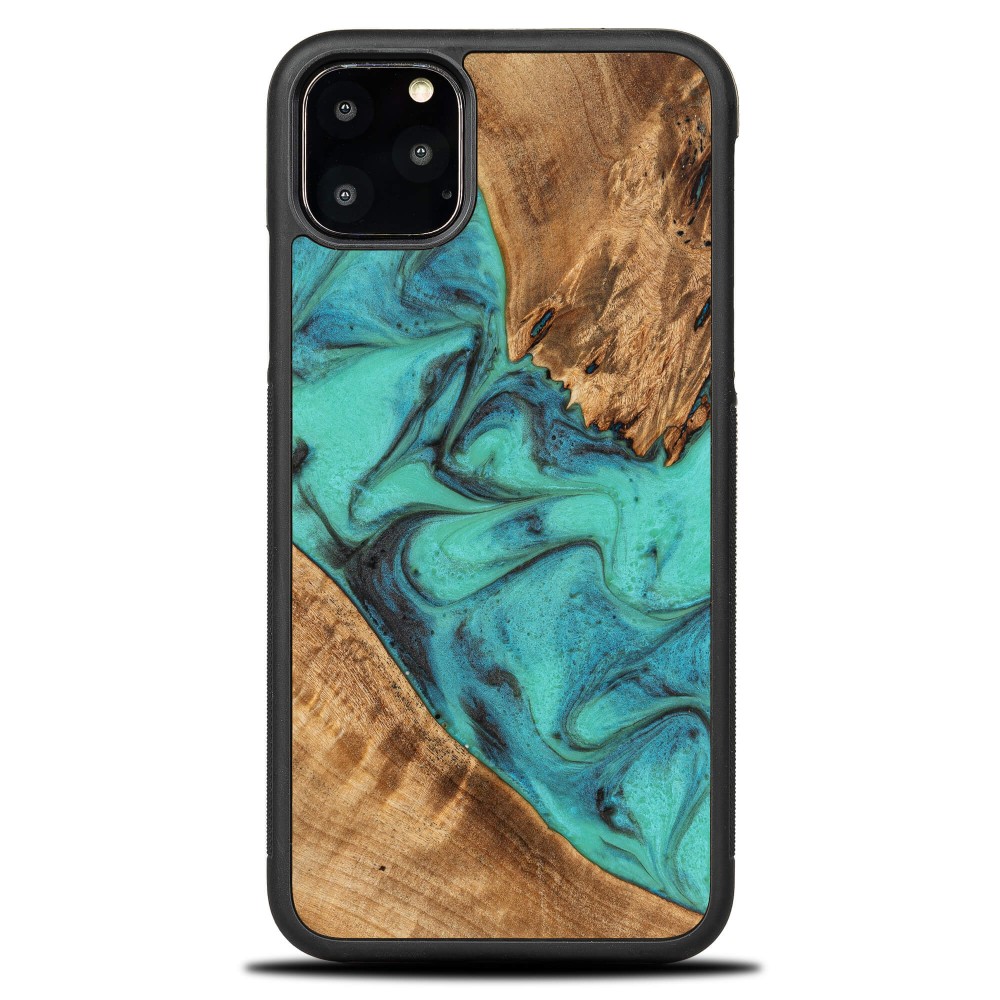 Bewood Resin Case - iPhone 11 Pro Max - Turquoise