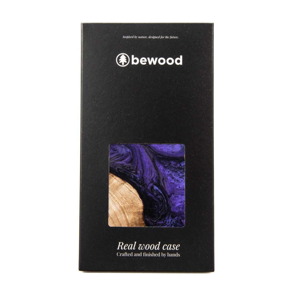 Bewood Resin Case - iPhone 12 Pro Max - Violet