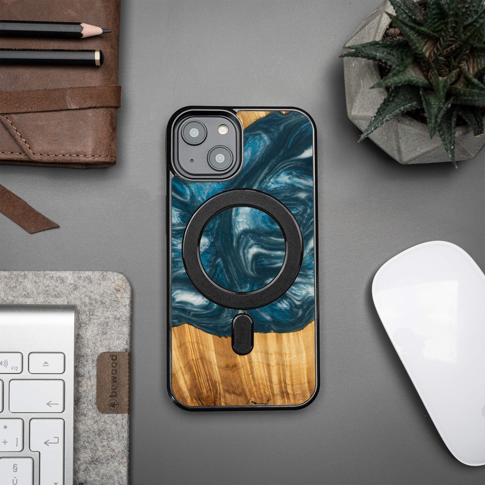 Bewood Resin Case - iPhone 14 - 4 Elements - Air - MagSafe