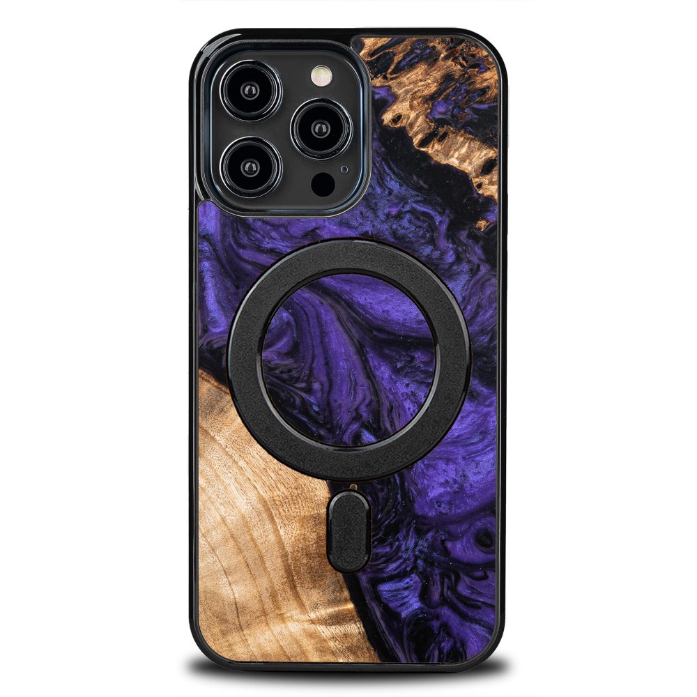 Bewood Resin Case - iPhone 14 Pro Max - Violet - MagSafe