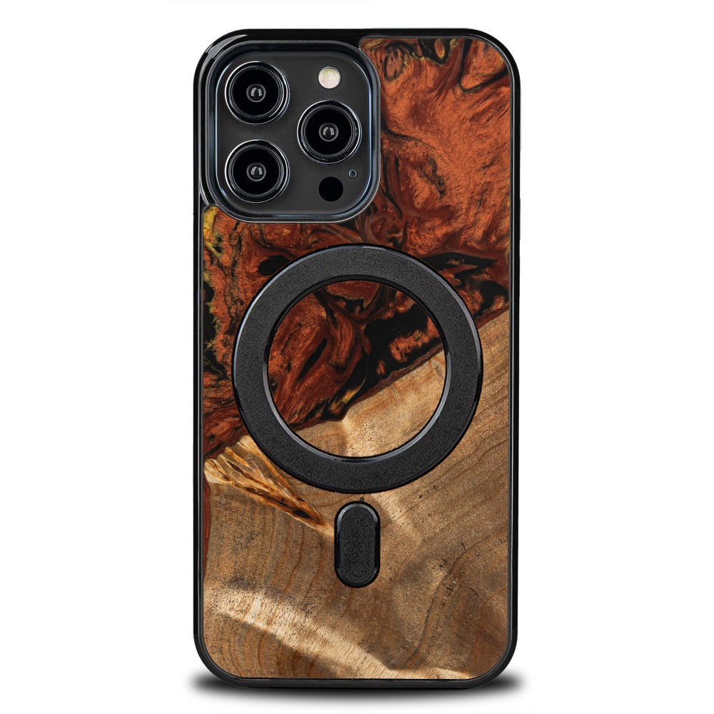 Bewood Resin Case - iPhone 14 Pro Max - 4 Elements - Fire - MagSafe