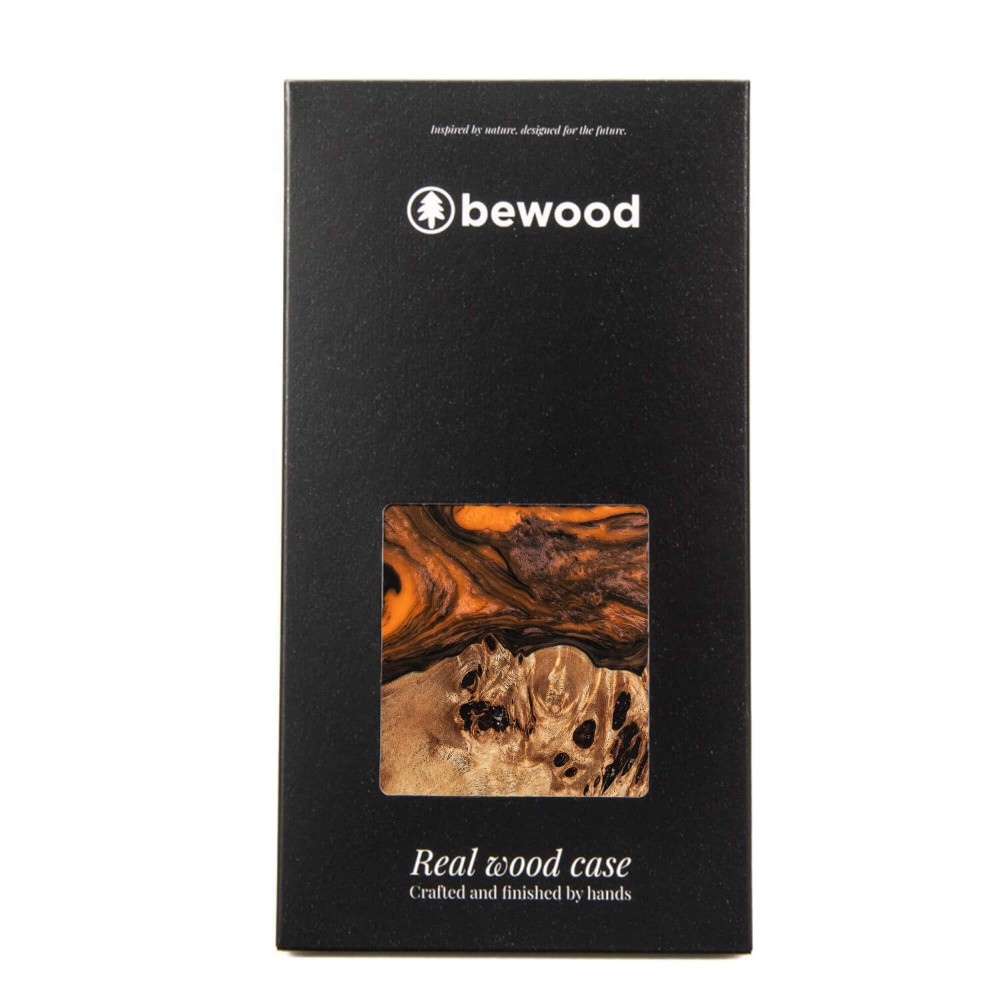 Bewood Resin Case - iPhone 14 Plus - Orange - MagSafe