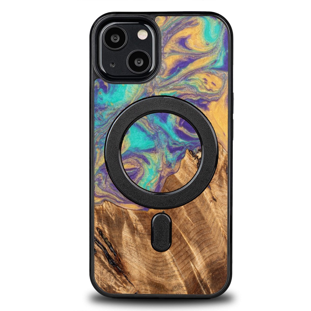 Etui Bewood Unique na iPhone 13 - Planets - Merkury z MagSafe