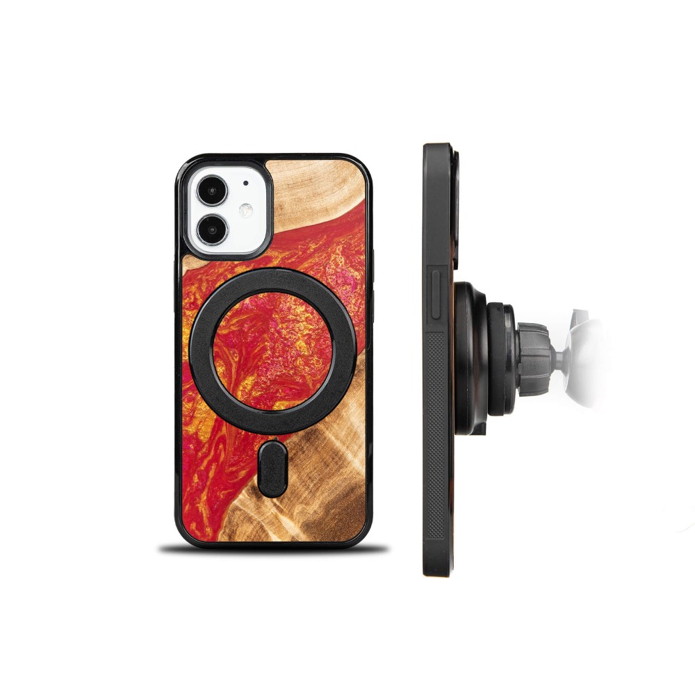 Bewood Resin Case - iPhone 12 Mini - Neons - Paris - MagSafe