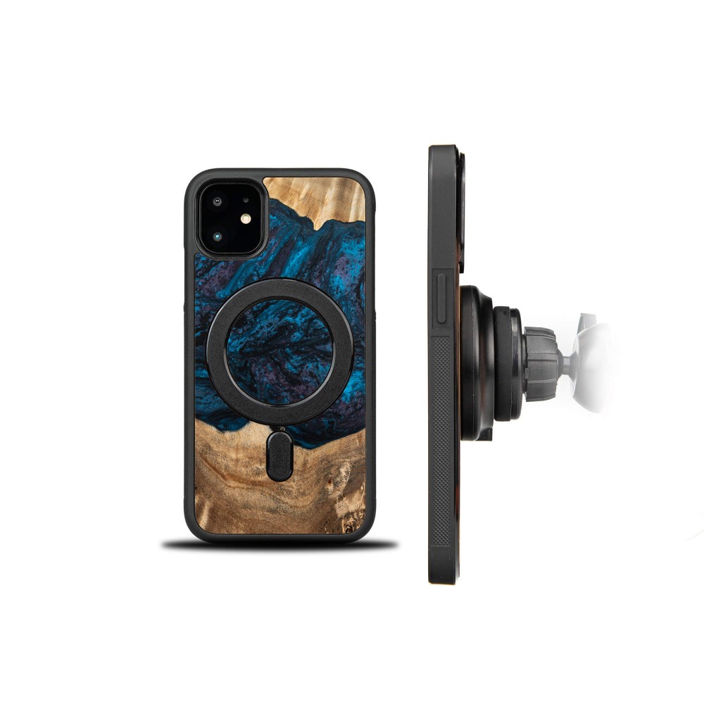 Bewood Resin Case - iPhone 11 - Planets - Neptune - MagSafe