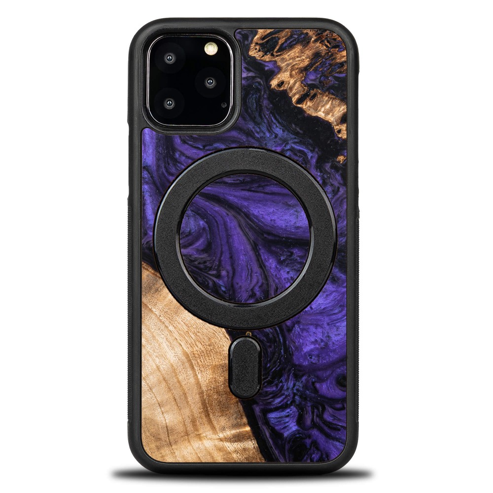 Bewood Resin Case - iPhone 11 Pro - Violet - MagSafe