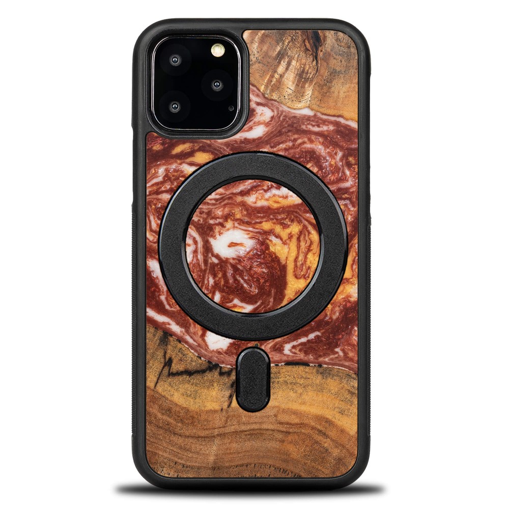 Bewood Resin Case - iPhone 11 Pro - Planets - Mars - MagSafe
